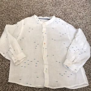 Zara linen shirt 18-24 months